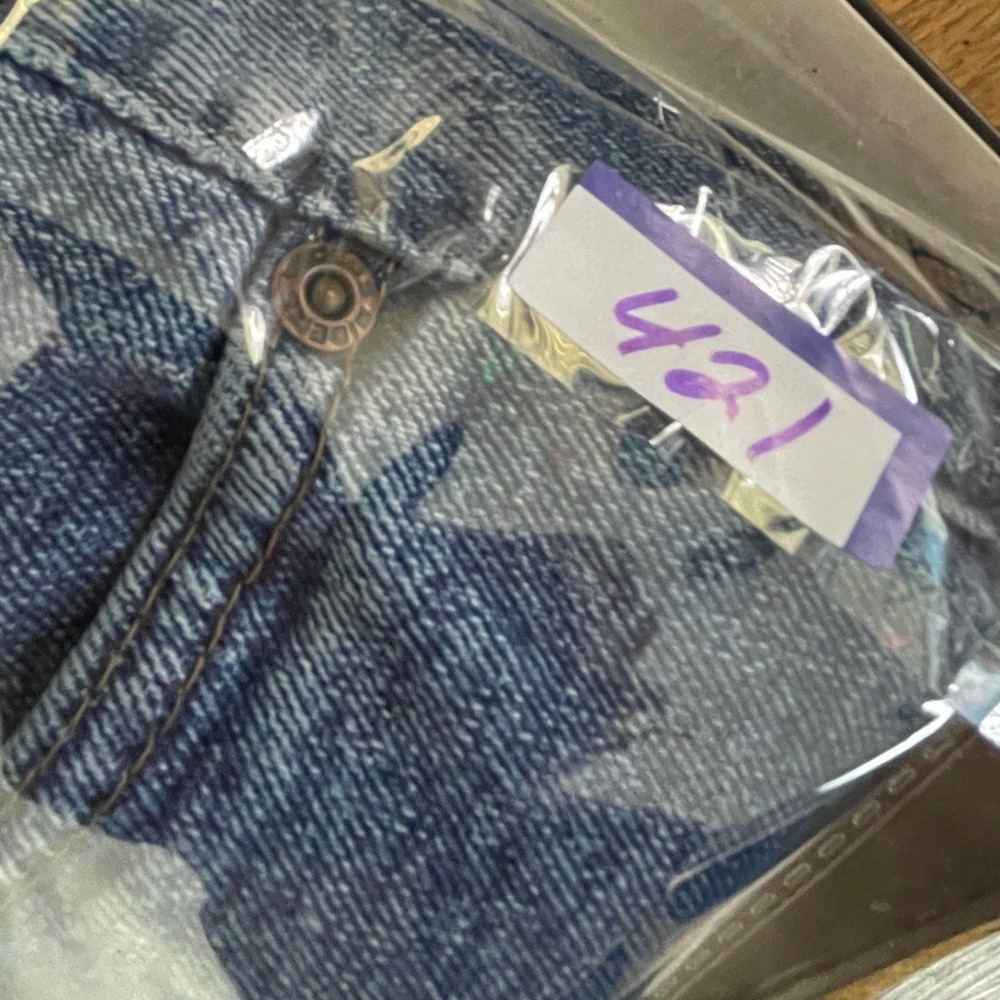 Riders by Lee Womens High Waisted Straight Leg Jeans Blue Medium Wash Size 12M - Picture 10 of 10